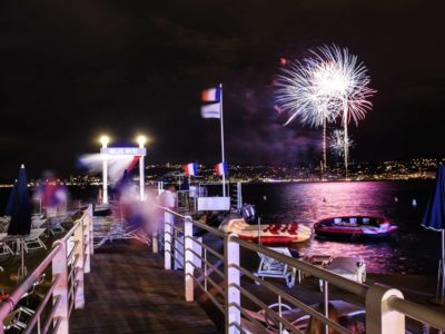 Fireworks in the Bay of Juan